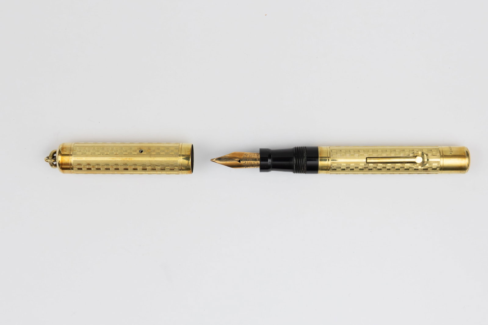 Mabie Todd Swan Gold Filled Ring Top Fountain Pen - 2