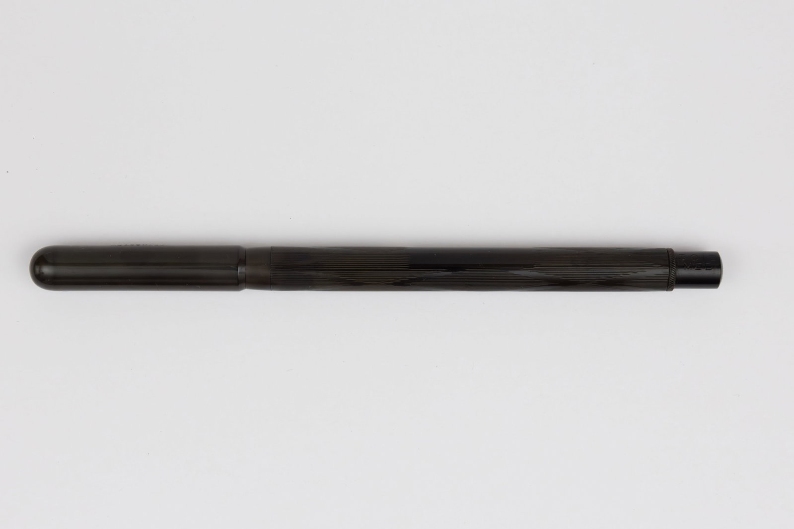 Mabie Todd Swan Black Chased Hard Rubber Fountain Pen, Boxed - 2