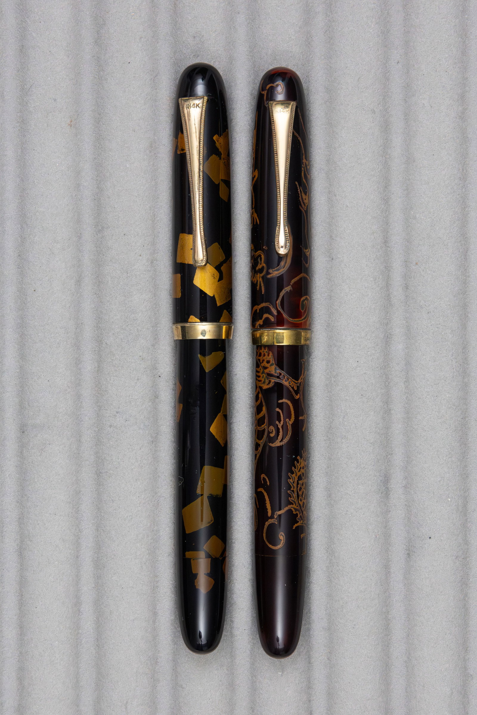 Japanese Maki-e Urushi Lacquer Fountain Pens (2) (1 of 2)