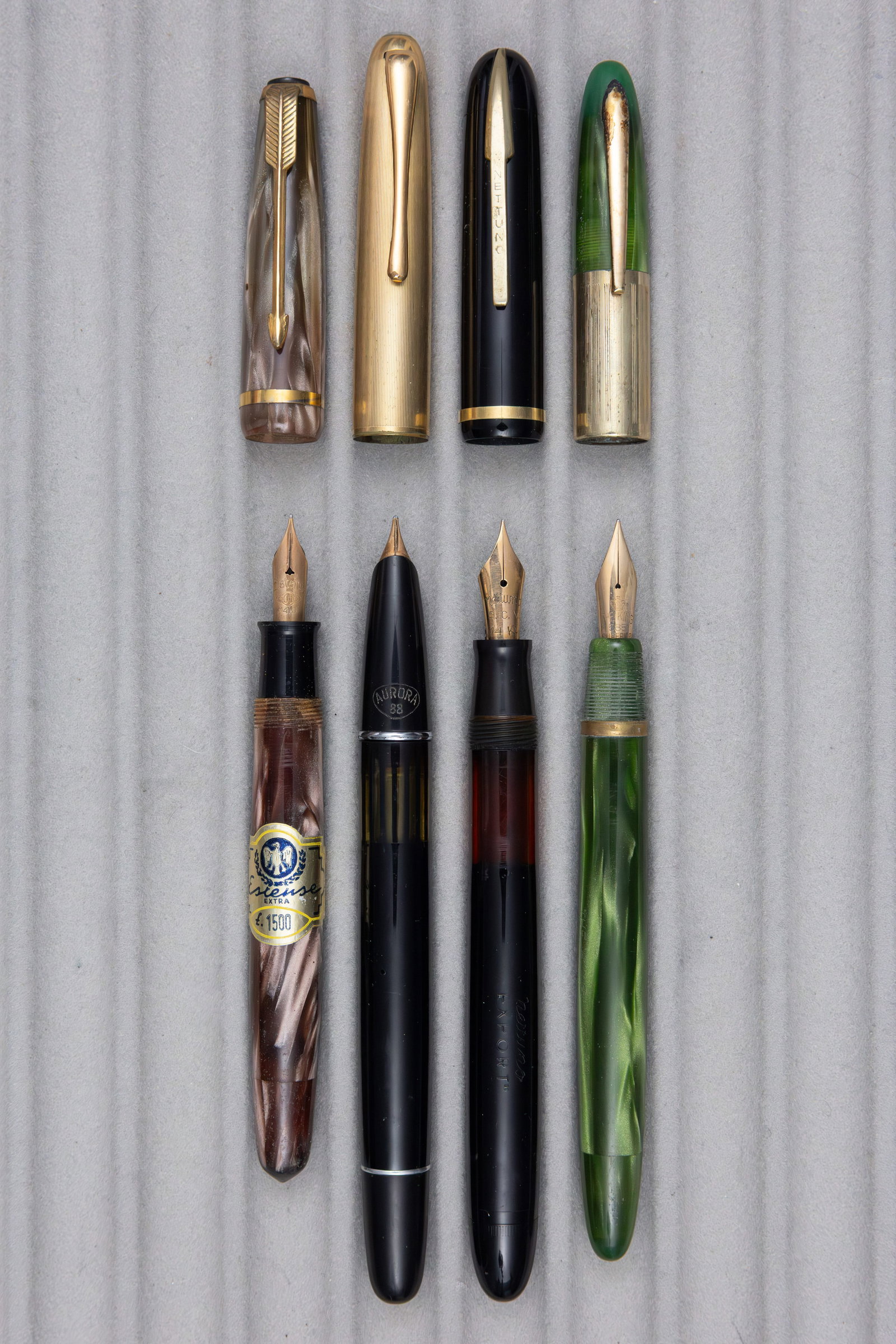 Italian Fountain Pens (4), Aurora, Nettuno, The King - 2