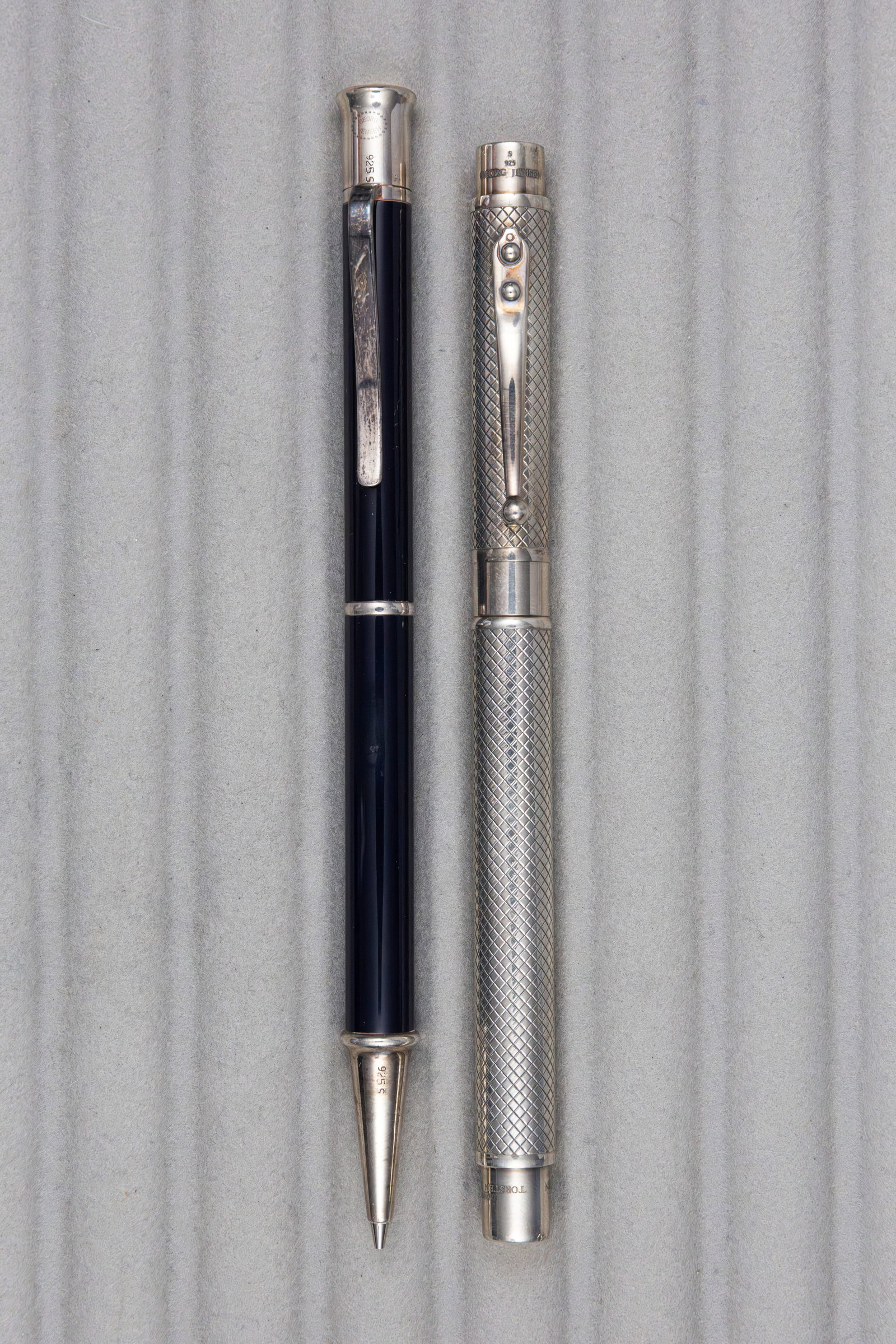 George Jensen Sterling Silver Rollerball Pen and Pencil (1 of 2)