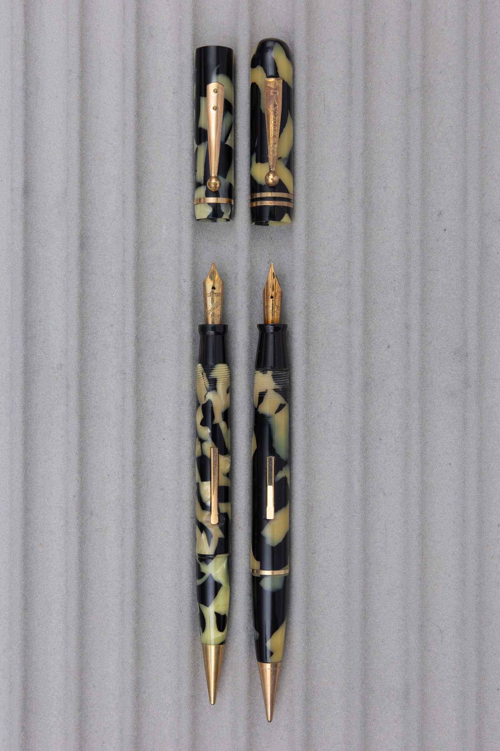 Diamond Point and Newark Fountain Pen Pencil Combos, Boxed - 3