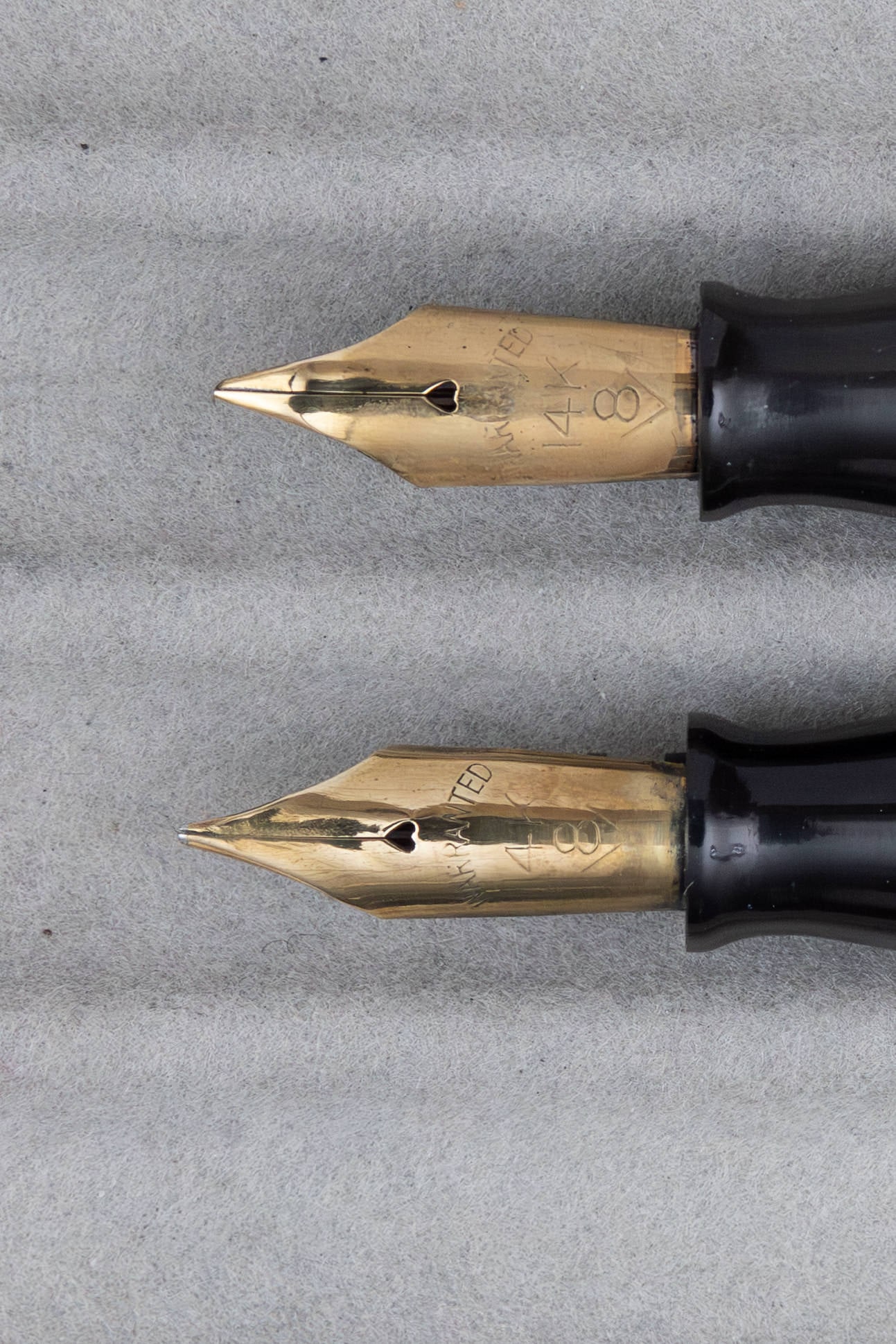 Diamond Point Oversized Flattop Fountain Pens - 3