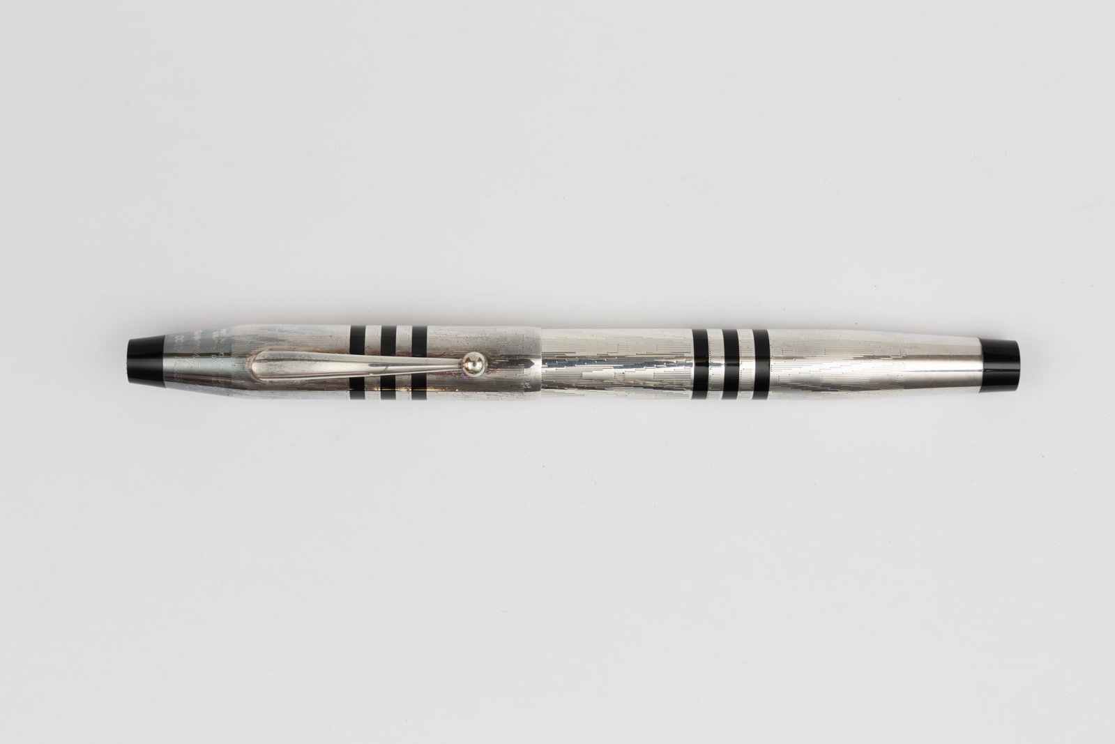 Cross 150th Anniversary LE Sterling Silver Fountain Pen, Boxed: Cross 150th Anniversary sterling silver LE fountain pen with box and papers. This pen was a tribute to A.T. Cross’ original fountain pen that used the LeBoeuf filling system (Cross also made pen