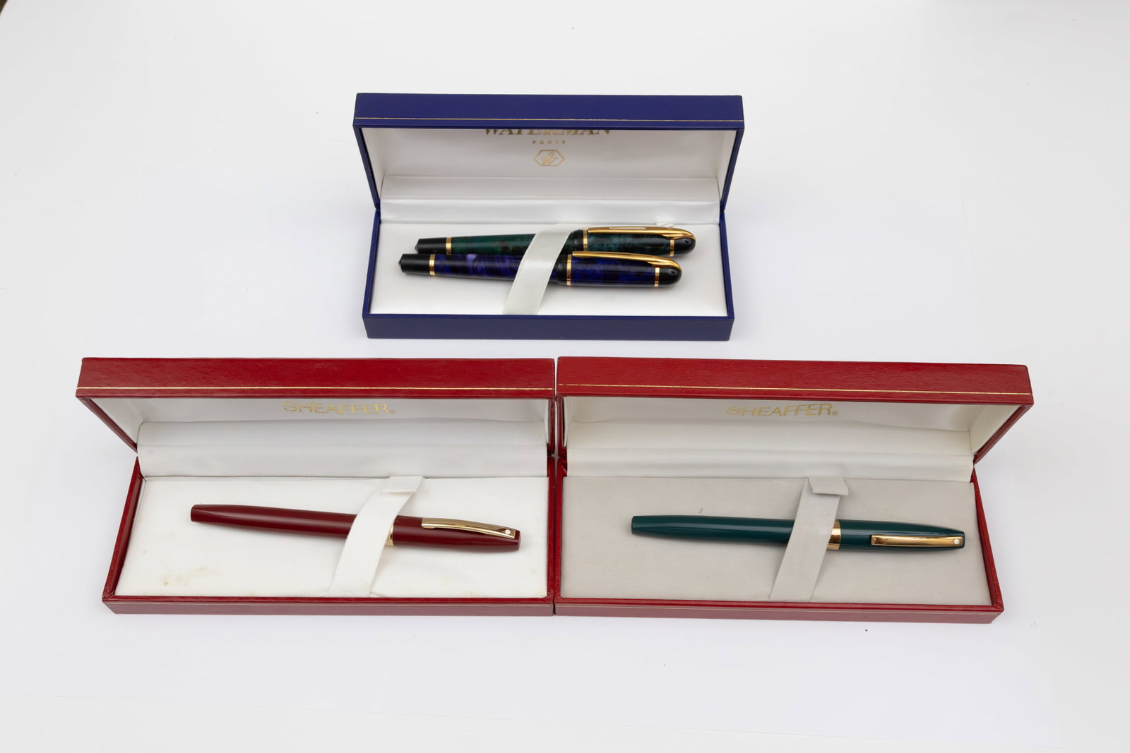 Sheaffer Imperial and Waterman Phileas Fountain Pens (4) - 2