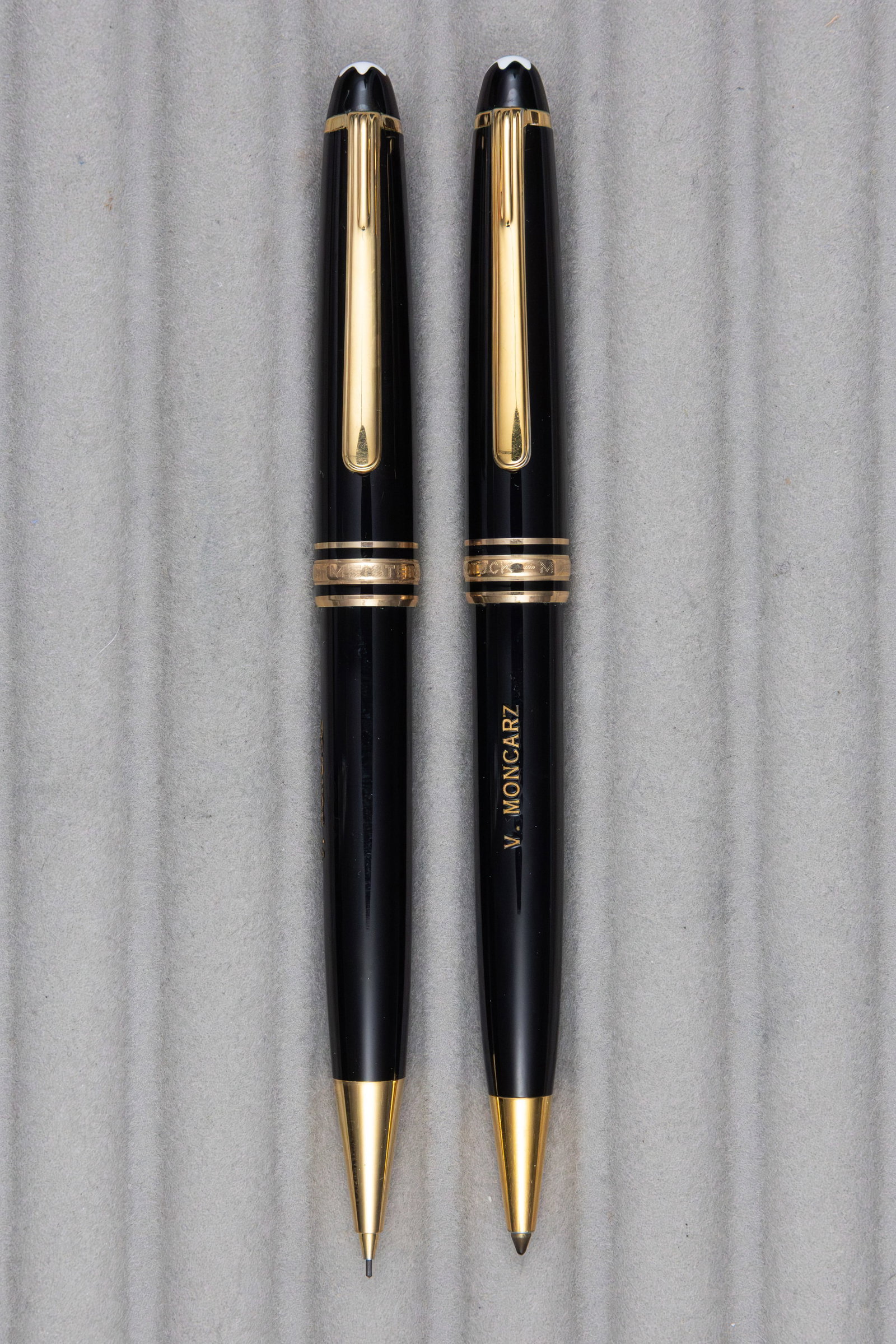 Montblanc 164 Ballpoint Pen and Mechanical Pencil Set, Engraved - 2
