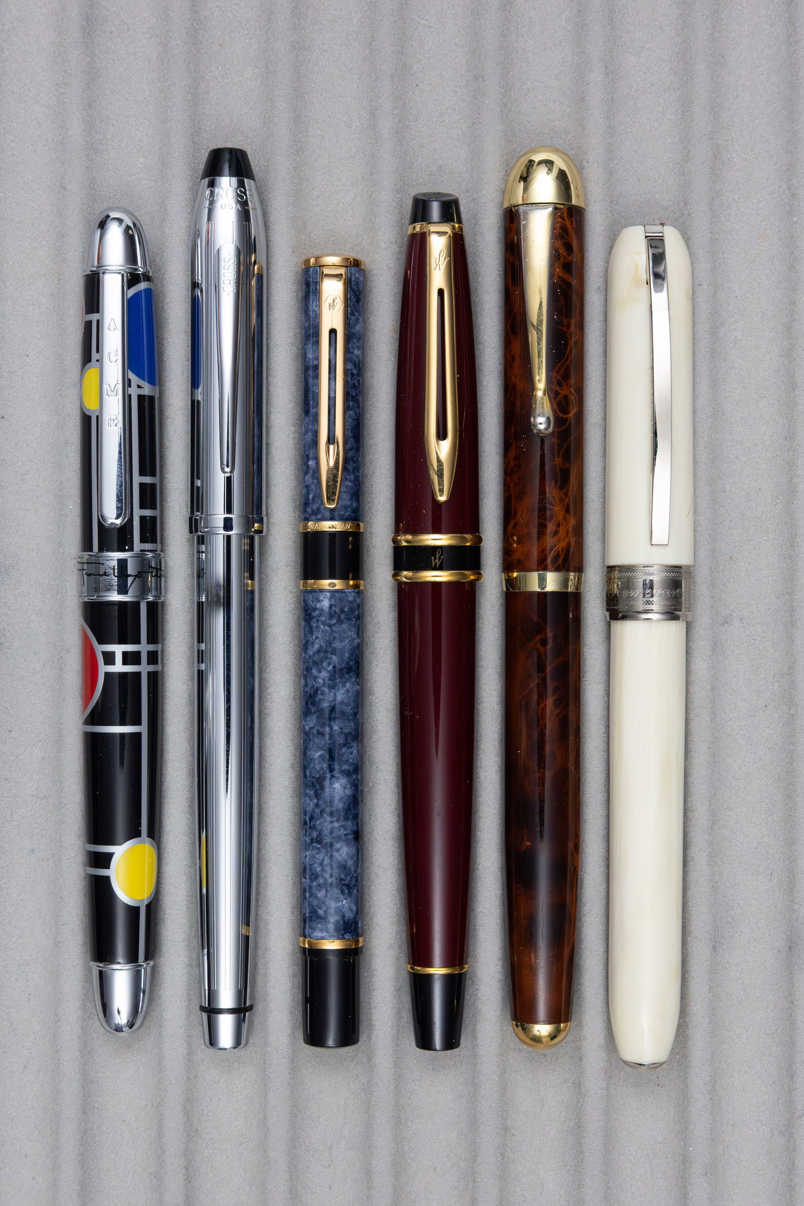 Modern Fountain Pens, Rollerballs, Acme, Cross, Visconti, Waterman (6) (1 of 2)