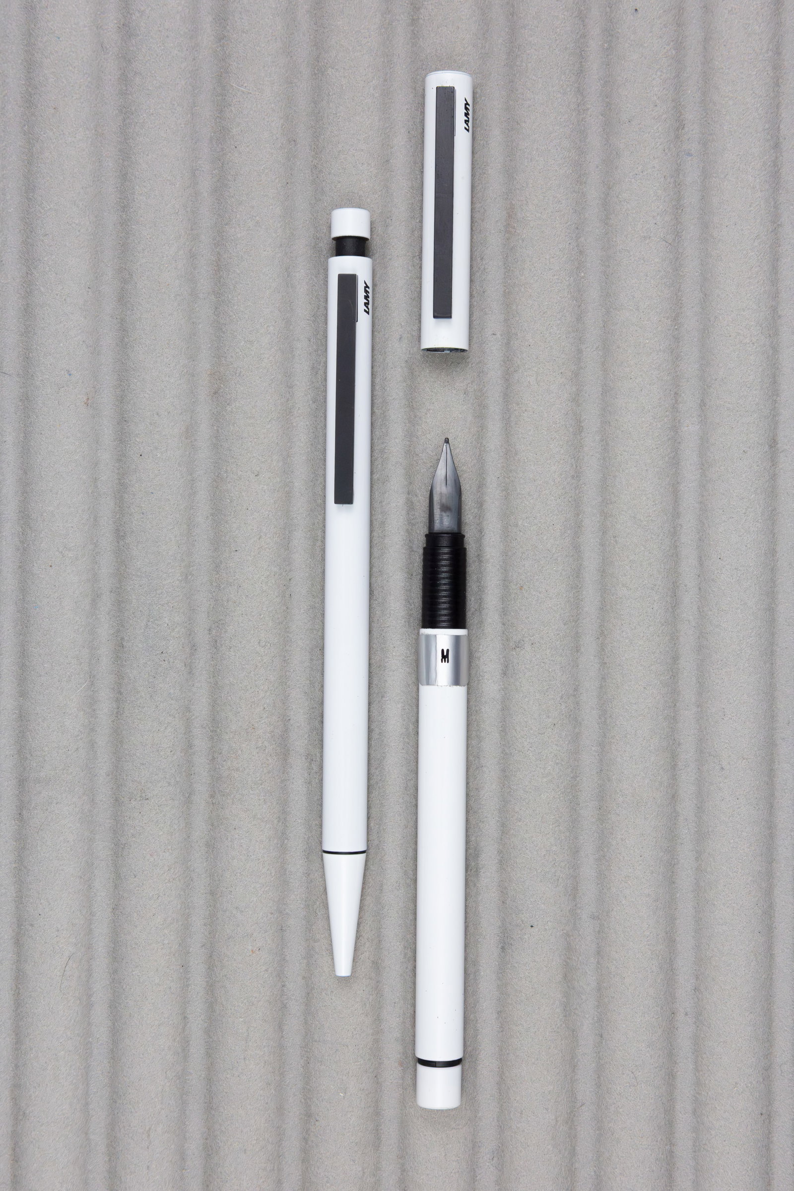 Lamy CP1 White Lacquer Fountain Pen and Ballpoint Set, Boxed - 2