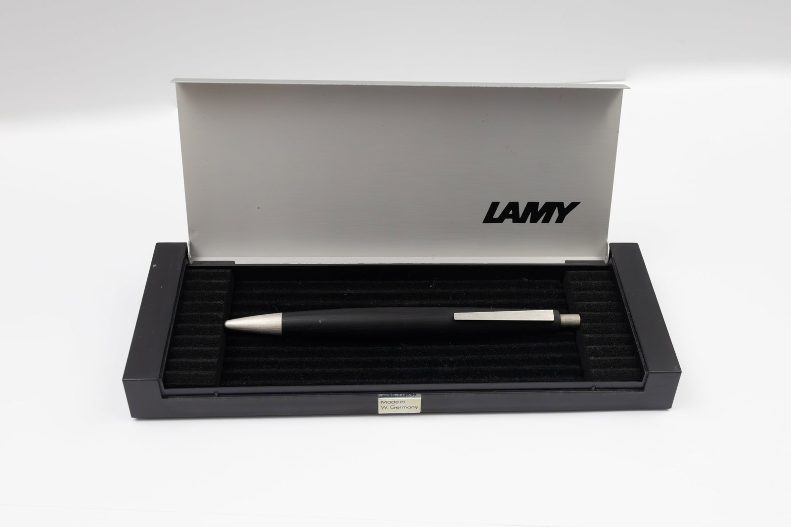 Lamy 2000 West Germany Makralon Ballpoint Pen, Boxed - 3