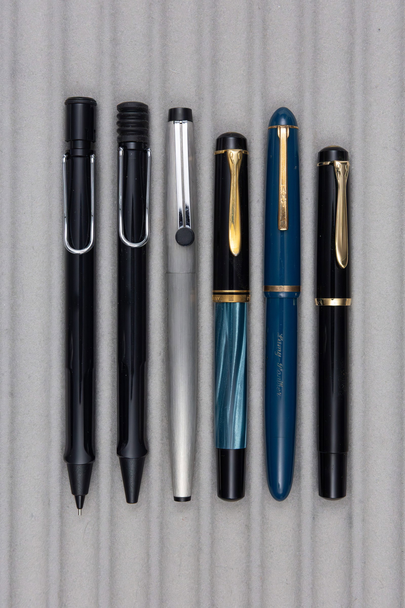 Lamy and Pelikan Fountain Pens, Ballpoint and Pencil (1 of 2)