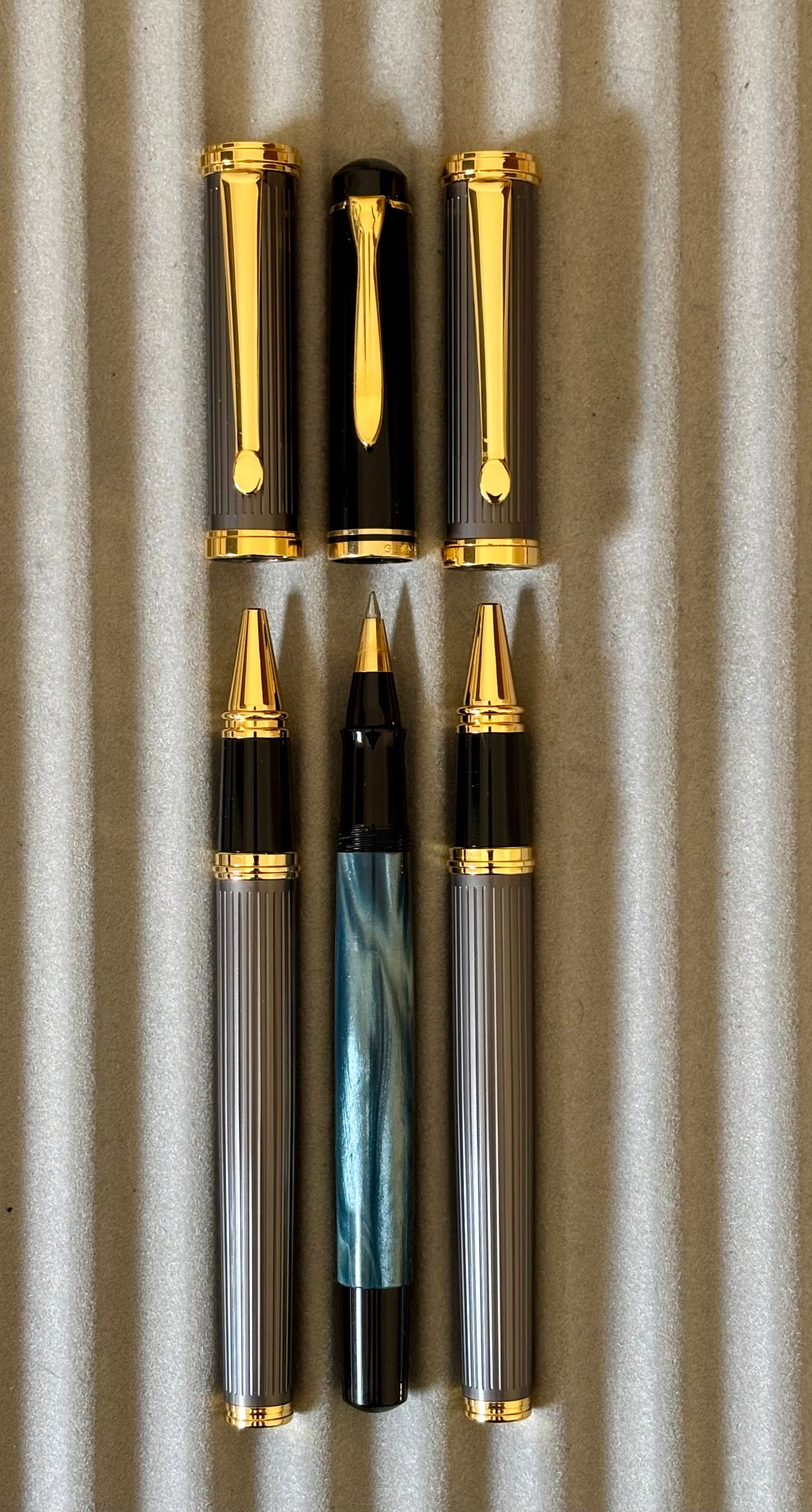 Dani Silver Rollerball Pens and Pelikan R200 (3) - 2