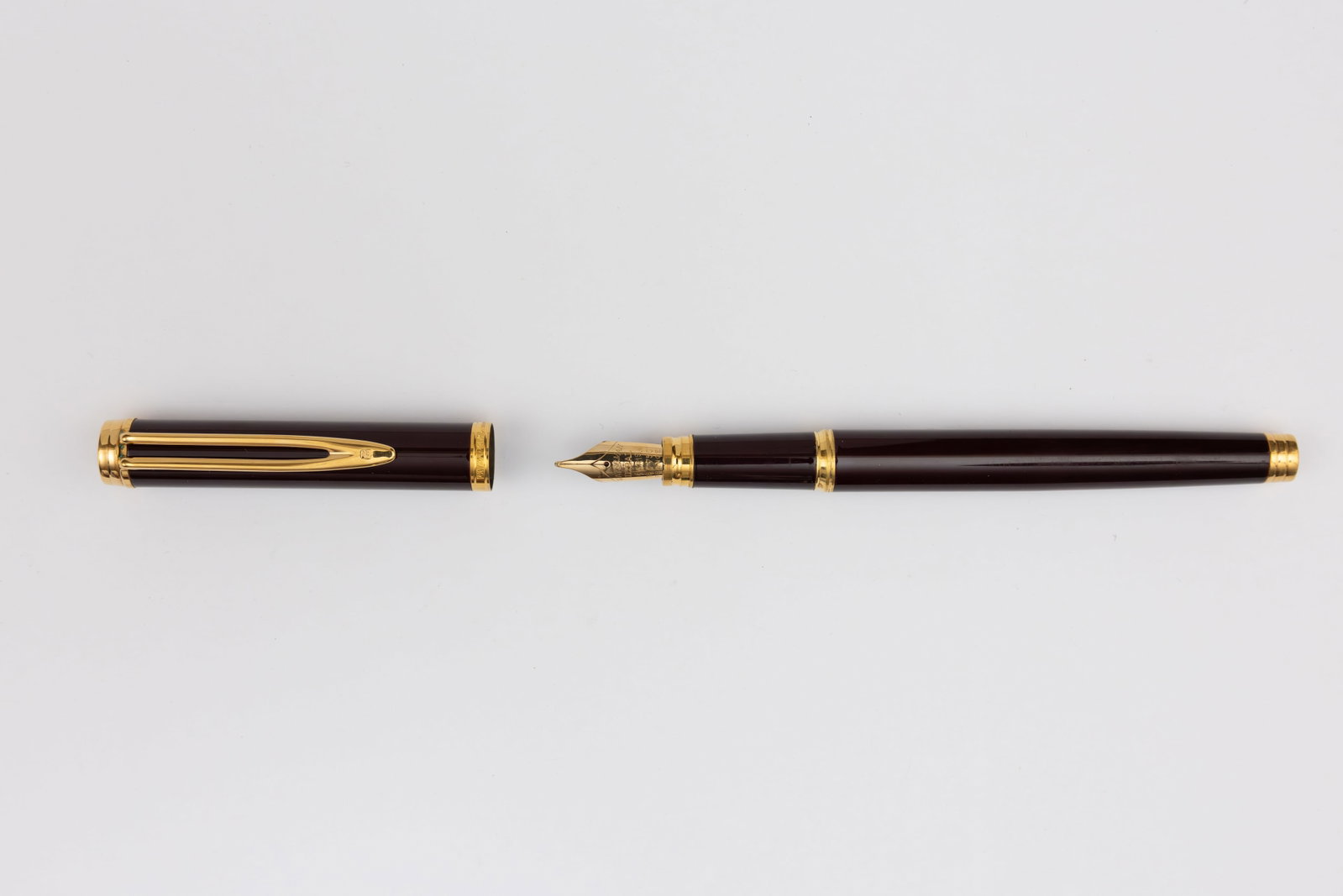 Waterman Gentleman Burgundy Fountain Pen, Boxed - 3