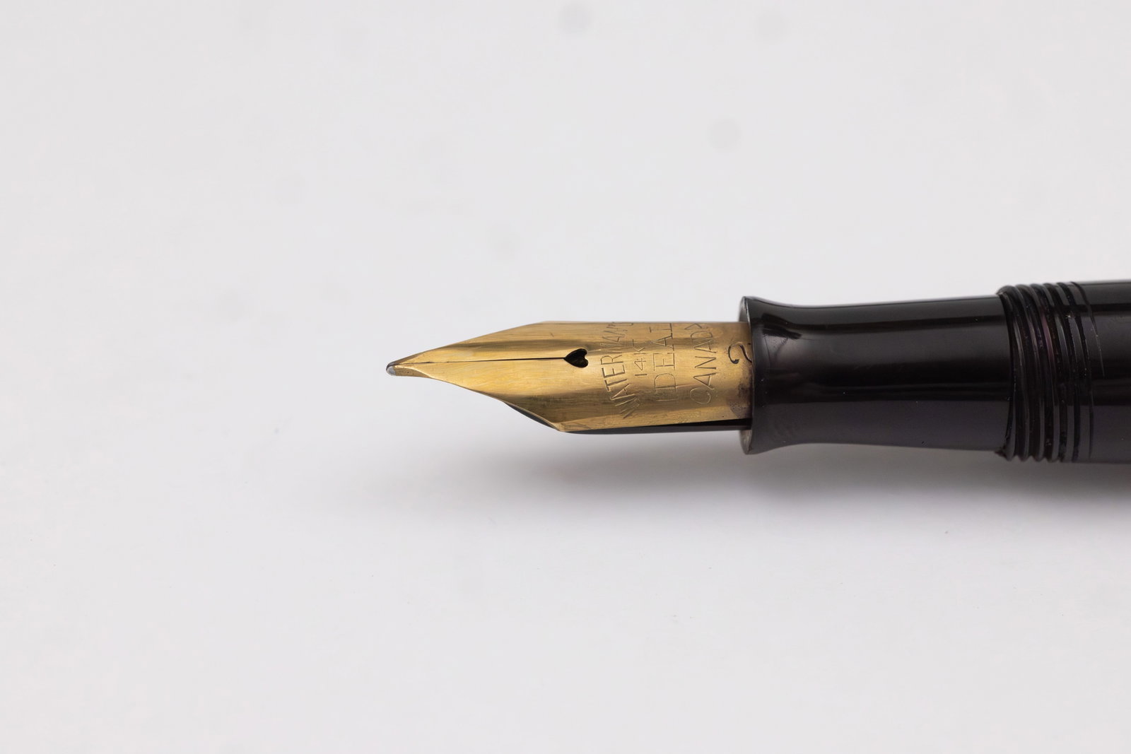 Waterman 0552 1/2 LEC Gold Filled Filigree Fountain Pen - 3