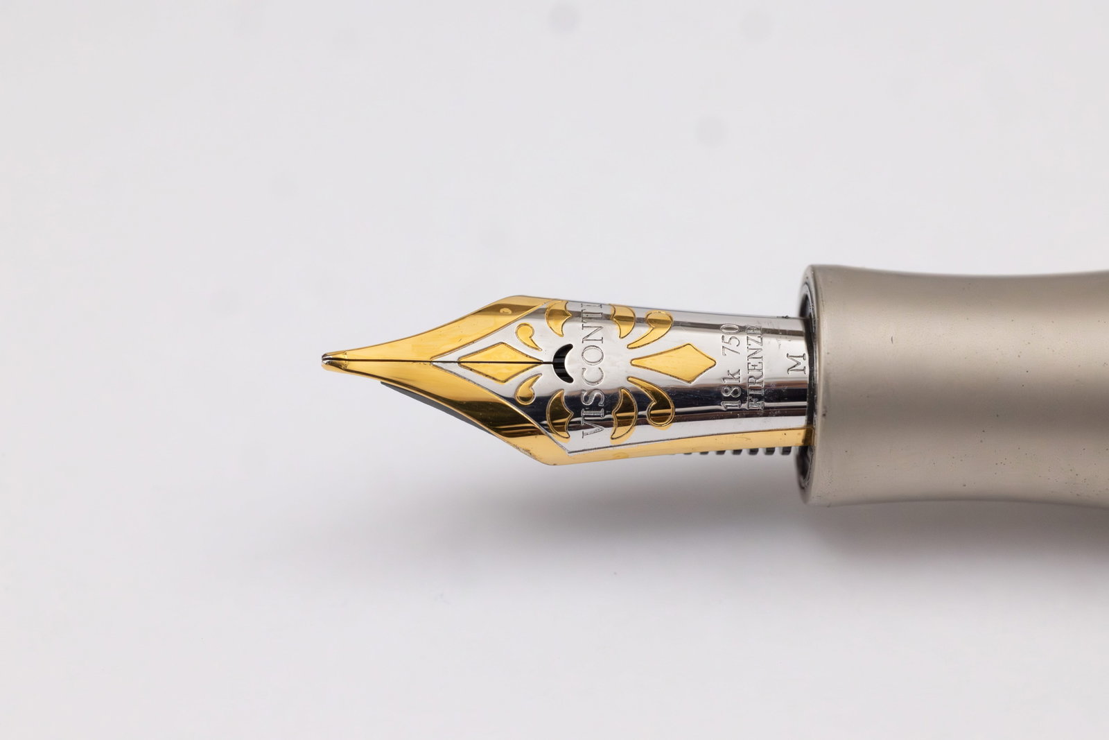 Visconti Titanium Skeleton Fountain Pen, Flawed - 3