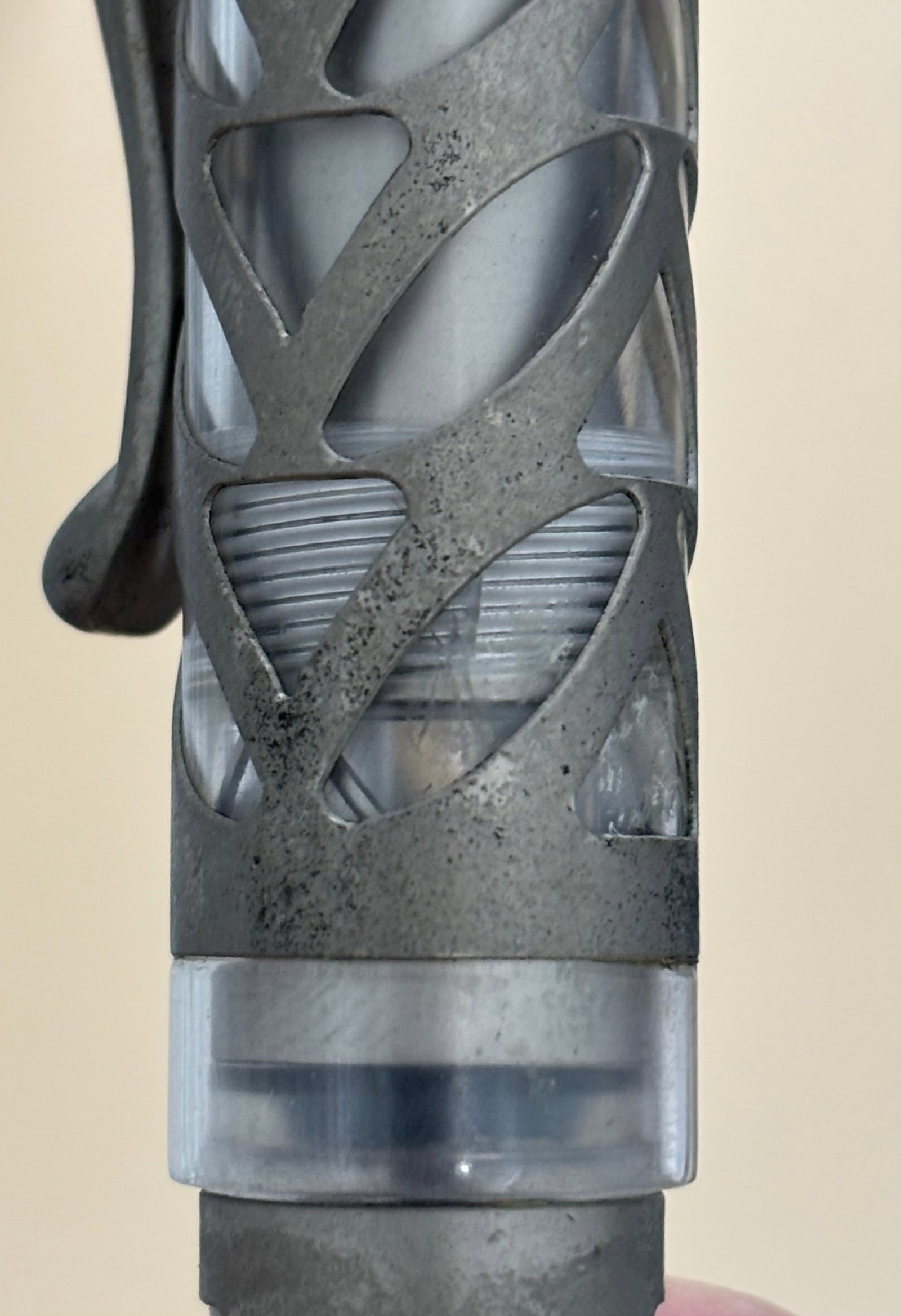 Visconti Titanium Skeleton Fountain Pen, Flawed - 4