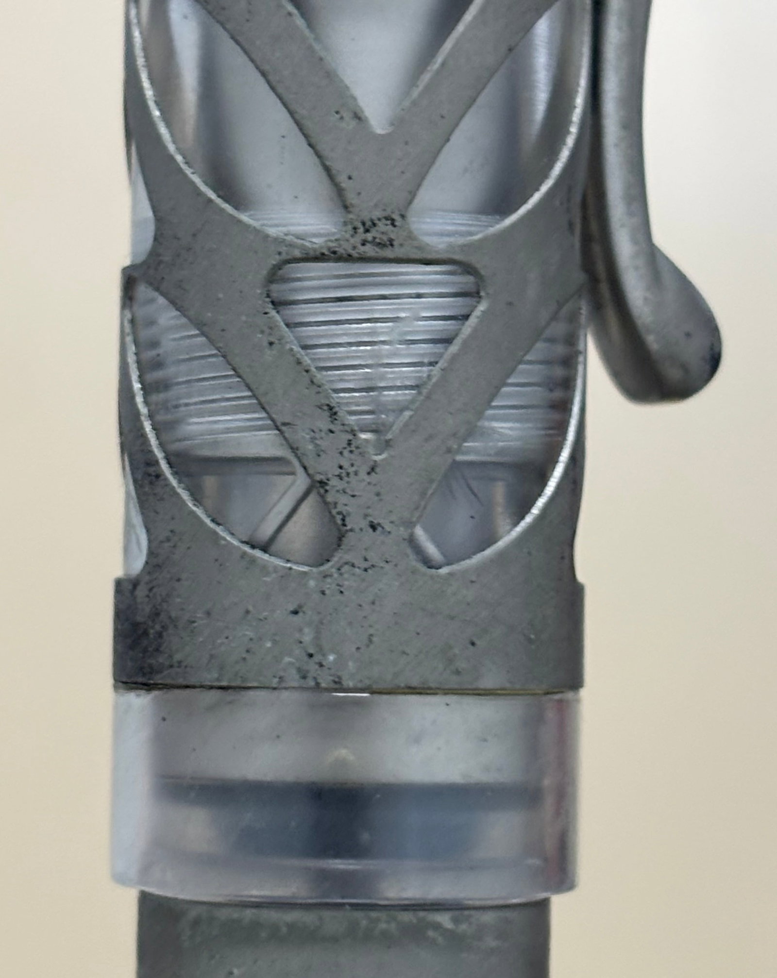 Visconti Titanium Skeleton Fountain Pen, Flawed - 5