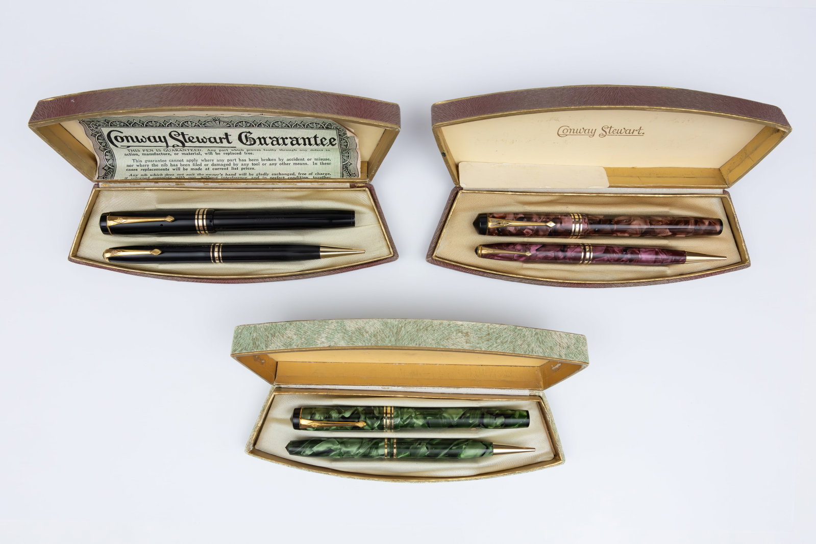 Conway Stewart 388 Fountain Pen and Pencil Boxed Sets (3) - 2
