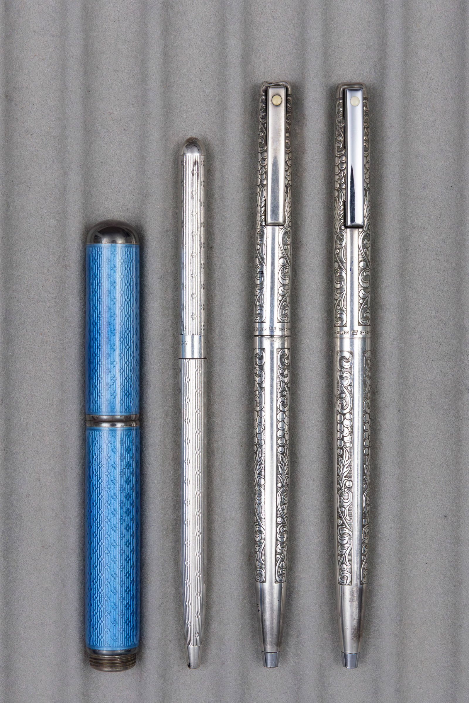 Sterling Silver Pens (4), Sheaffer, Tiffany and Other (1 of 2)