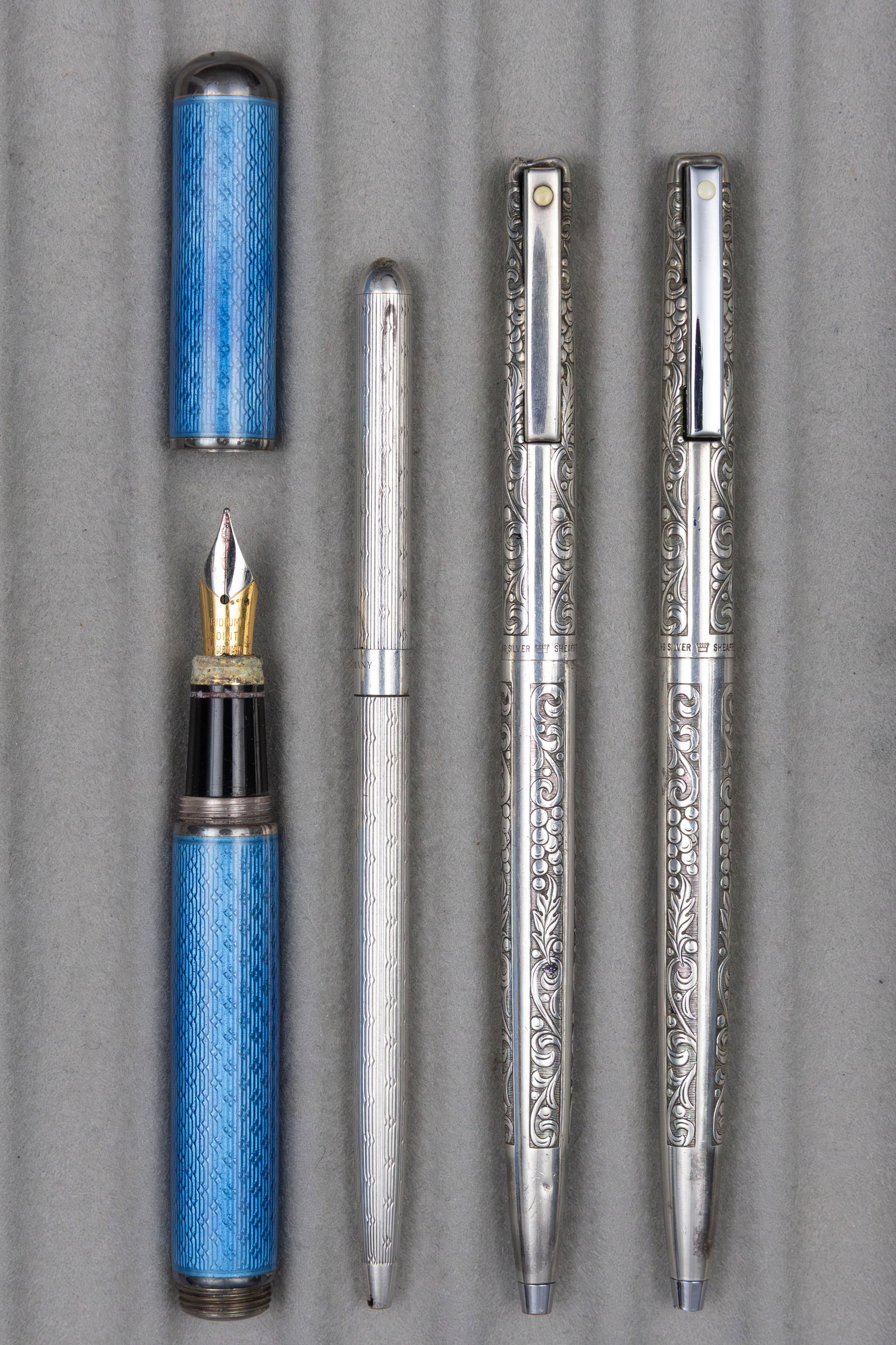 Sterling Silver Pens (4), Sheaffer, Tiffany and Other - 2