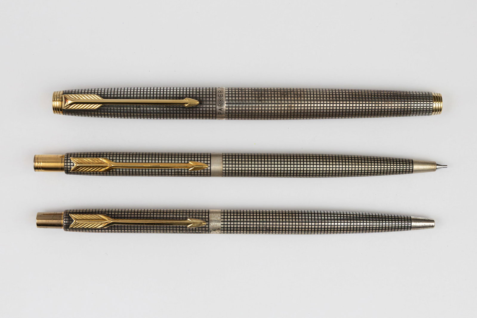 Parker 75 Cisele Fountain Pen, Ballpoint & Pencil Set (1 of 3)
