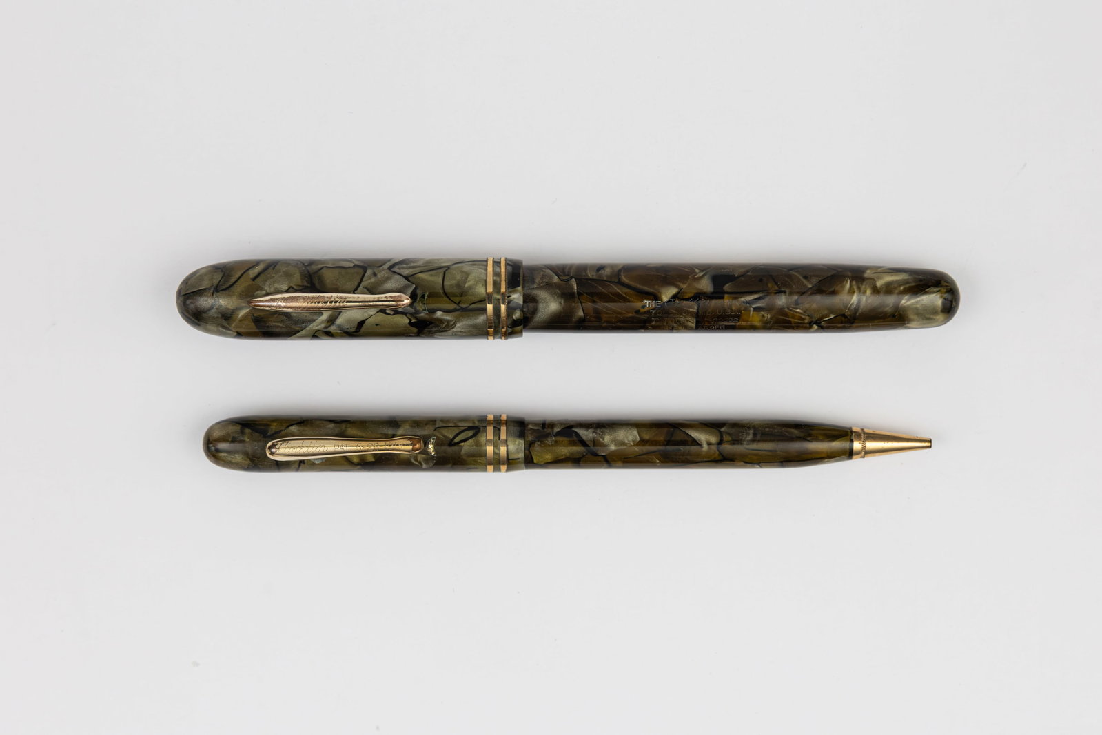 Conklin Symetrik Foliage Green Senior Fountain Pen Set, Flexible Nib (1 of 3)