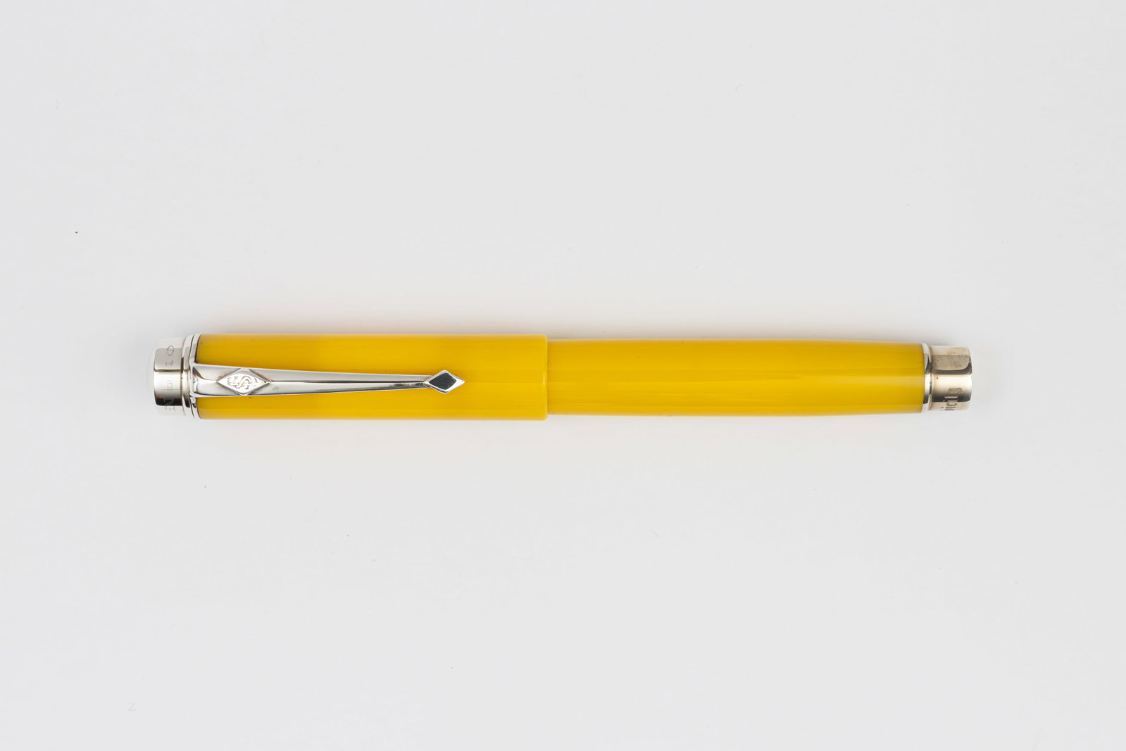 Conway Stewart Silvicity Sunrise Sterling Silver LE Fountain Pen, Boxed: Conway Stewart Silvicity Sunrise Yellow and sterling silver limited edition fountain pen with box and outer box. Limited to just 20 pieces in each colour, this example marked No 10 on the silver cap t