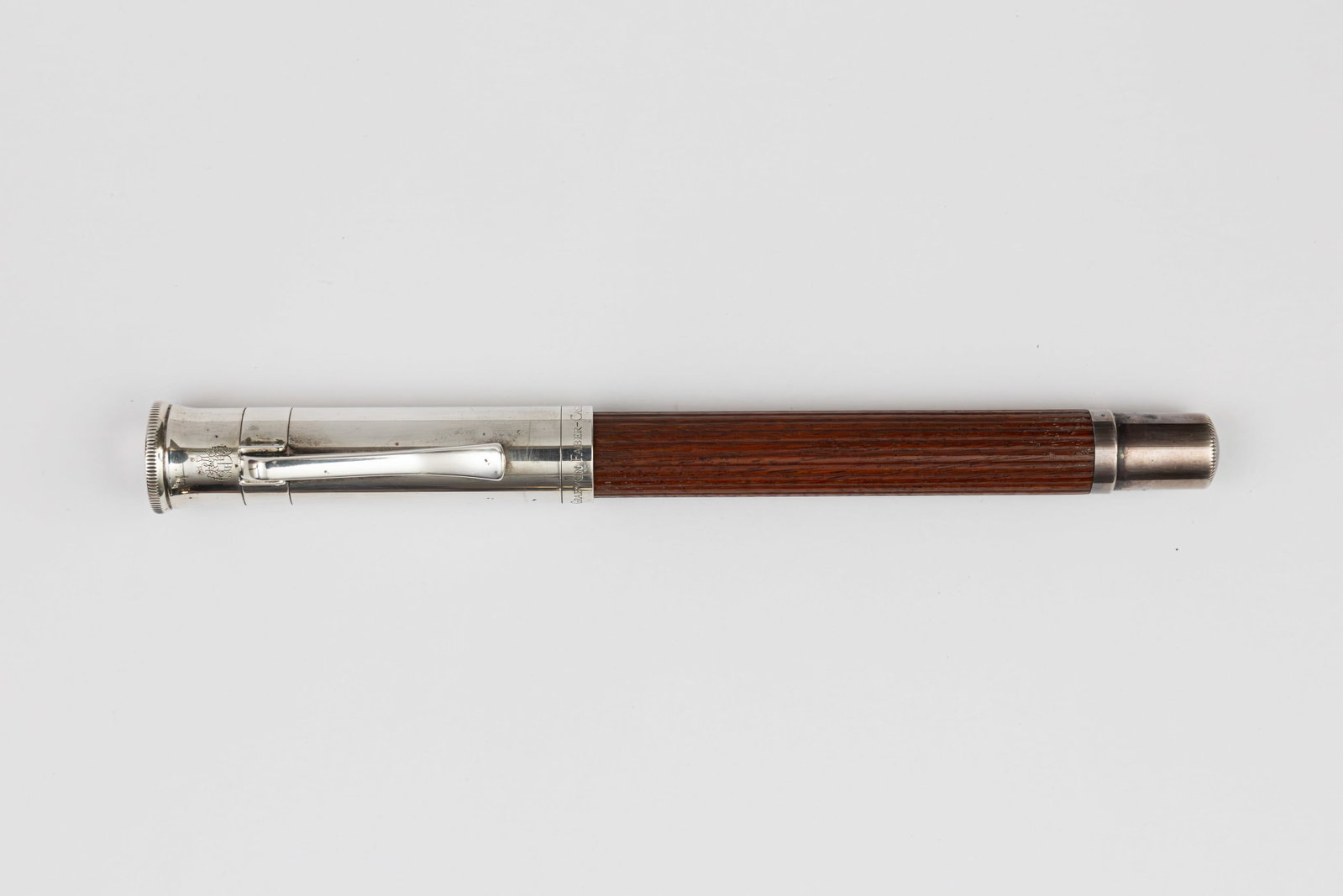 Graf Von Faber-Castell Classic Pernambuco Rollerball Pen Silver Cap (1 of 2)