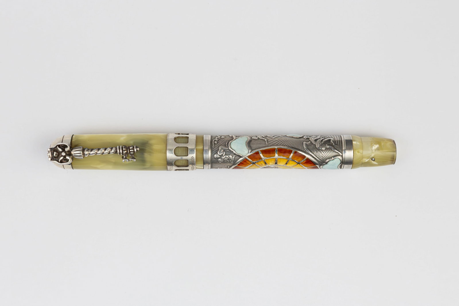 Montegrappa Tertio Millennio Adveniente Enamel LE Fountain Pen, Boxed (1 of 4)
