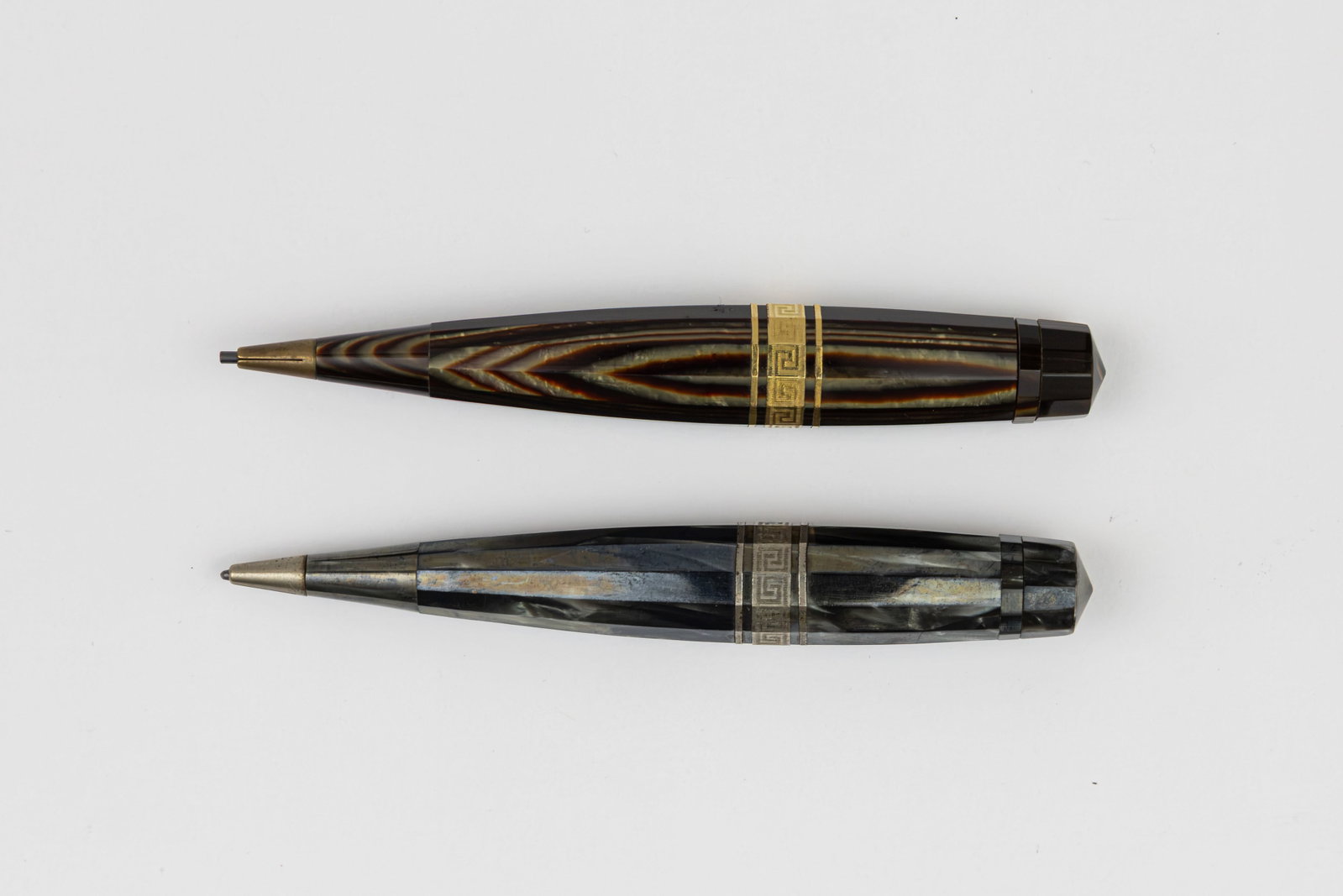 Omas Extra Bronze Arco, Grey Marble Vest Pocket Mechanical Pencils (1 of 2)