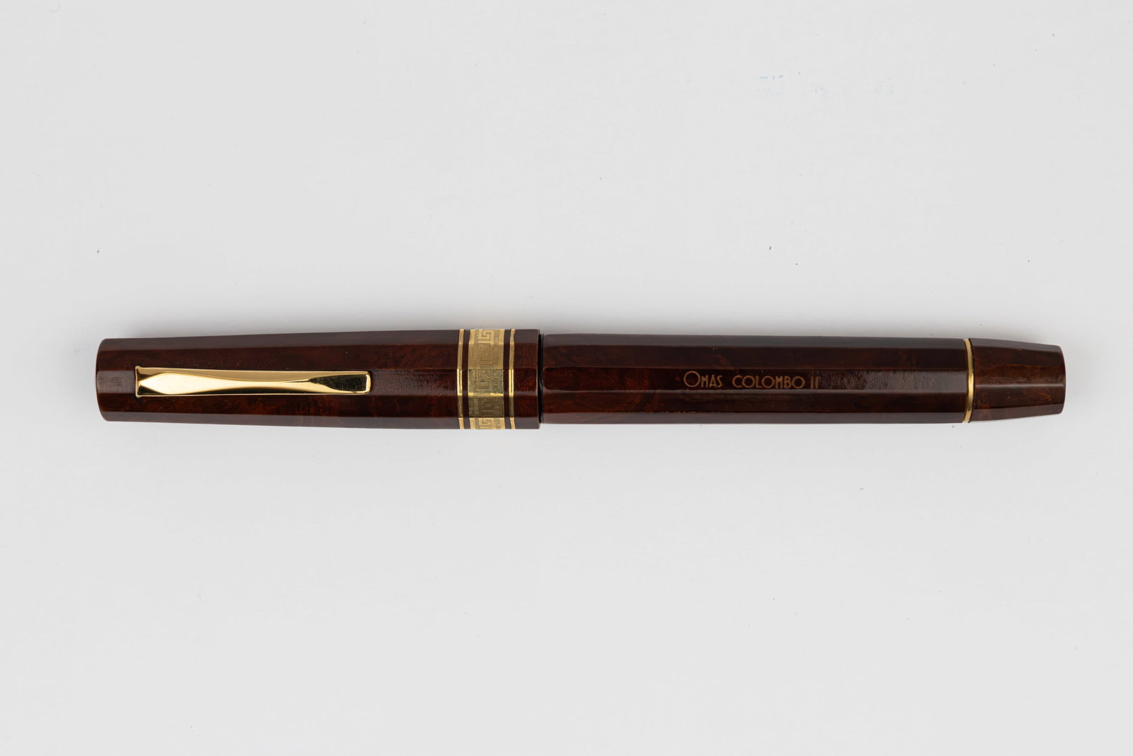 Omas Cristoforo Colombo II 1992 Briarwood Fountain Pen (1 of 4)
