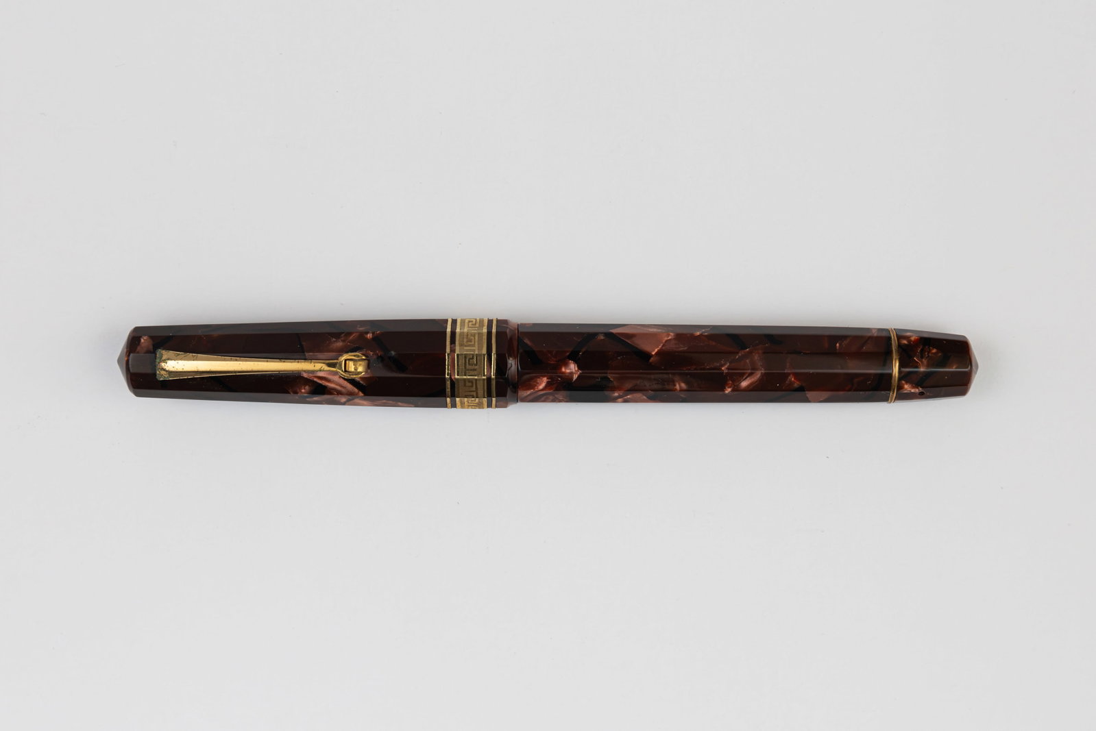 Omas Paragon Extra Scarlet Red Celluloid Fountain Pen, Boxed (1 of 2)