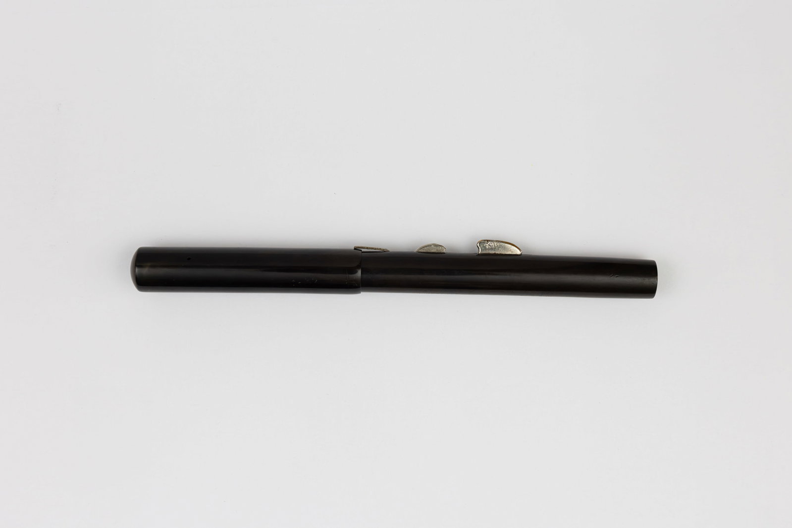 Parker Lucky Curve 25 Click Self Filler Black Hard Rubber Fountain Pen (1 of 3)