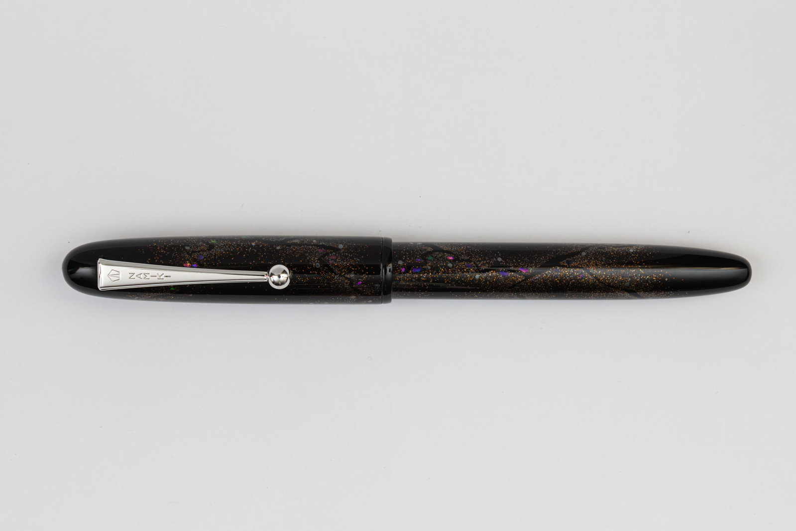 Pilot Namiki Yukari Galaxy Maki-e Fountain Pen, Rhodium Trim (1 of 6)