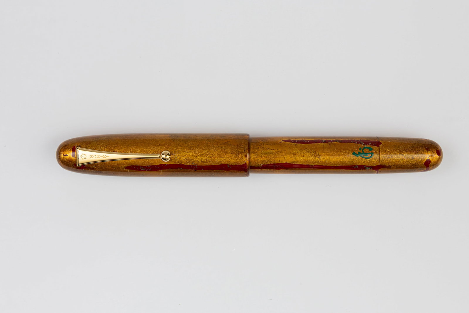 Pilot Namiki Emperor Gold/Red Wabi Sabi Maki-e Fountain Pen by Ogawa (1 of 5)