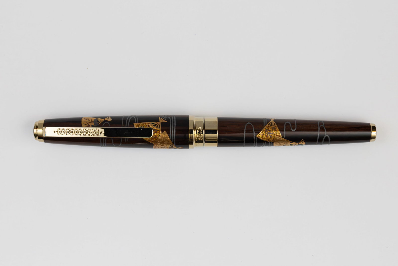 Sailor Kaga Taka Maki-e Ougi Fans Fountain Pen, Boxed (1 of 4)