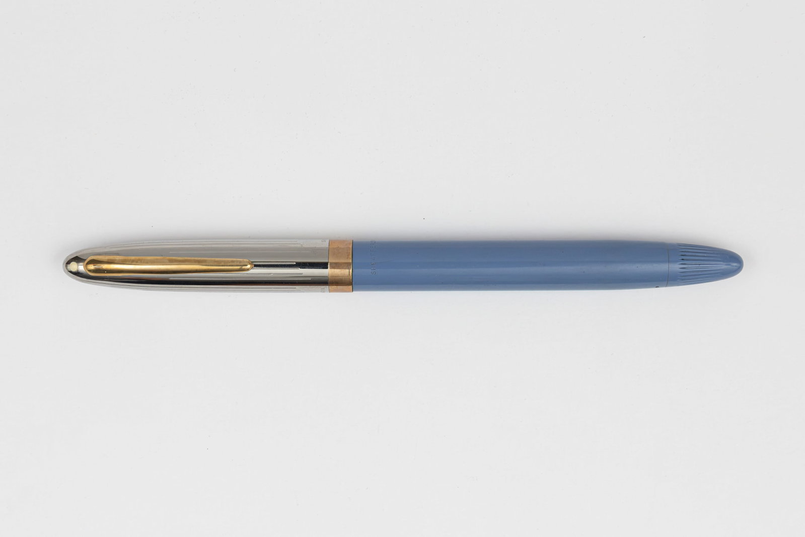Sheaffer Snorkel Sentinel Periwinkle Blue Fountain Pen (1 of 3)