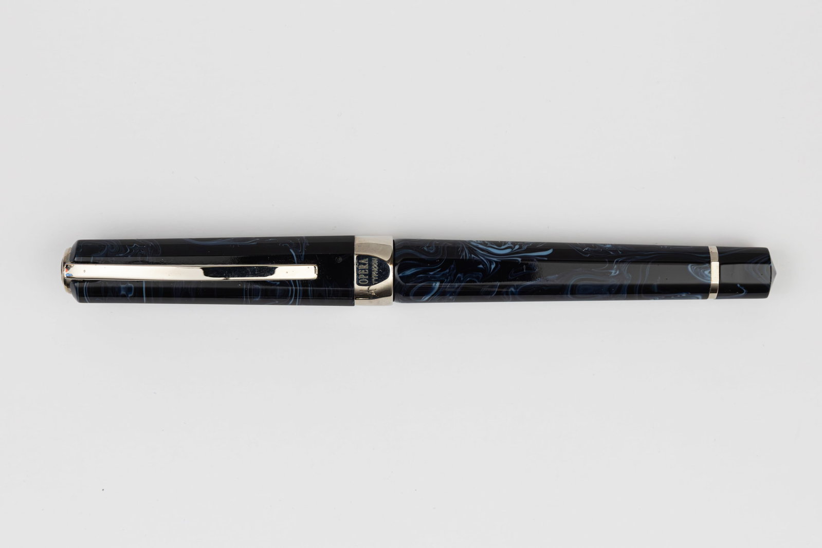 Visconti Opera Typhoon Blue Marble LE Fountain Pen (1 of 4)