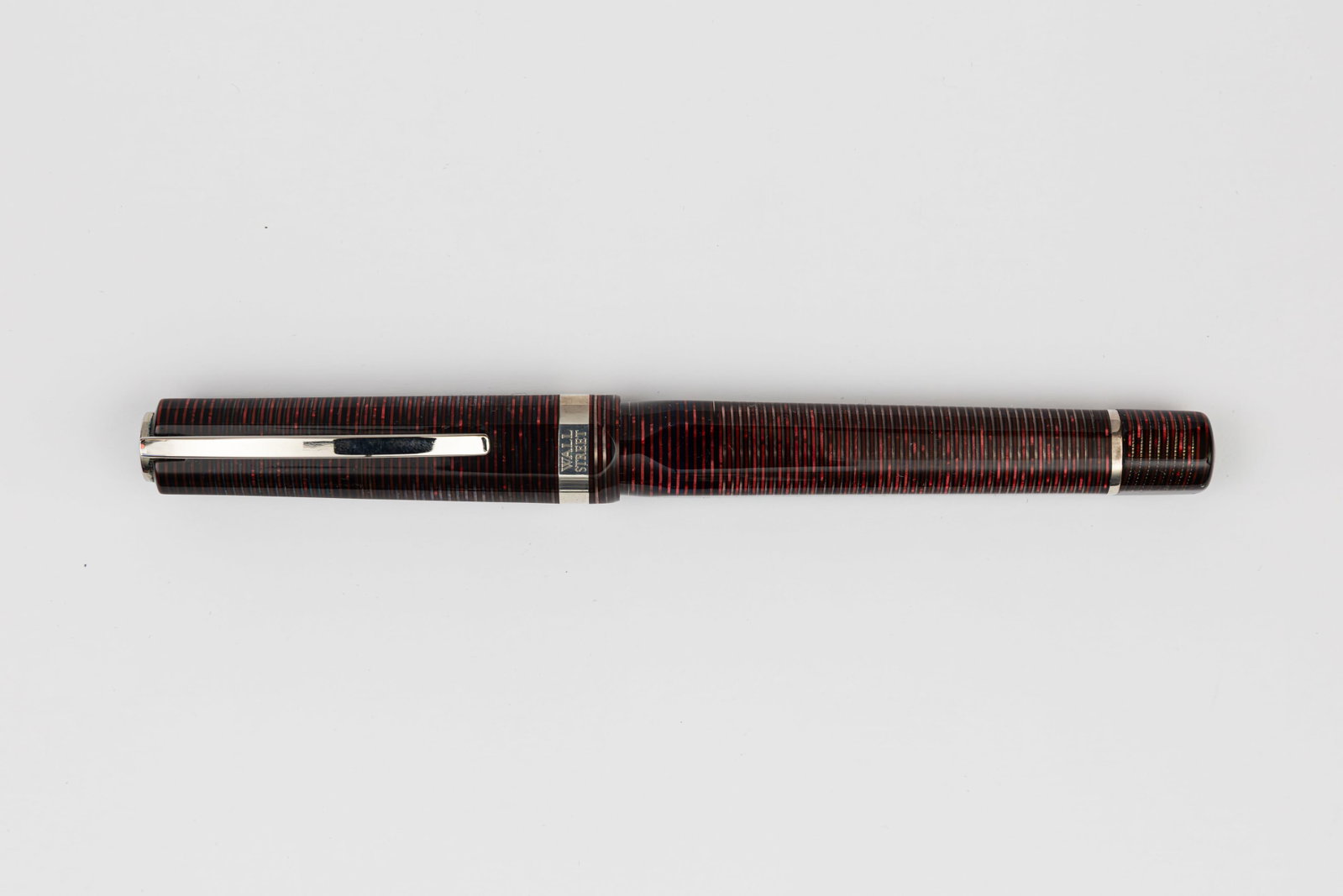 Visconti Wall Street Red Celluloid LE Fountain Pen, Boxed (1 of 3)