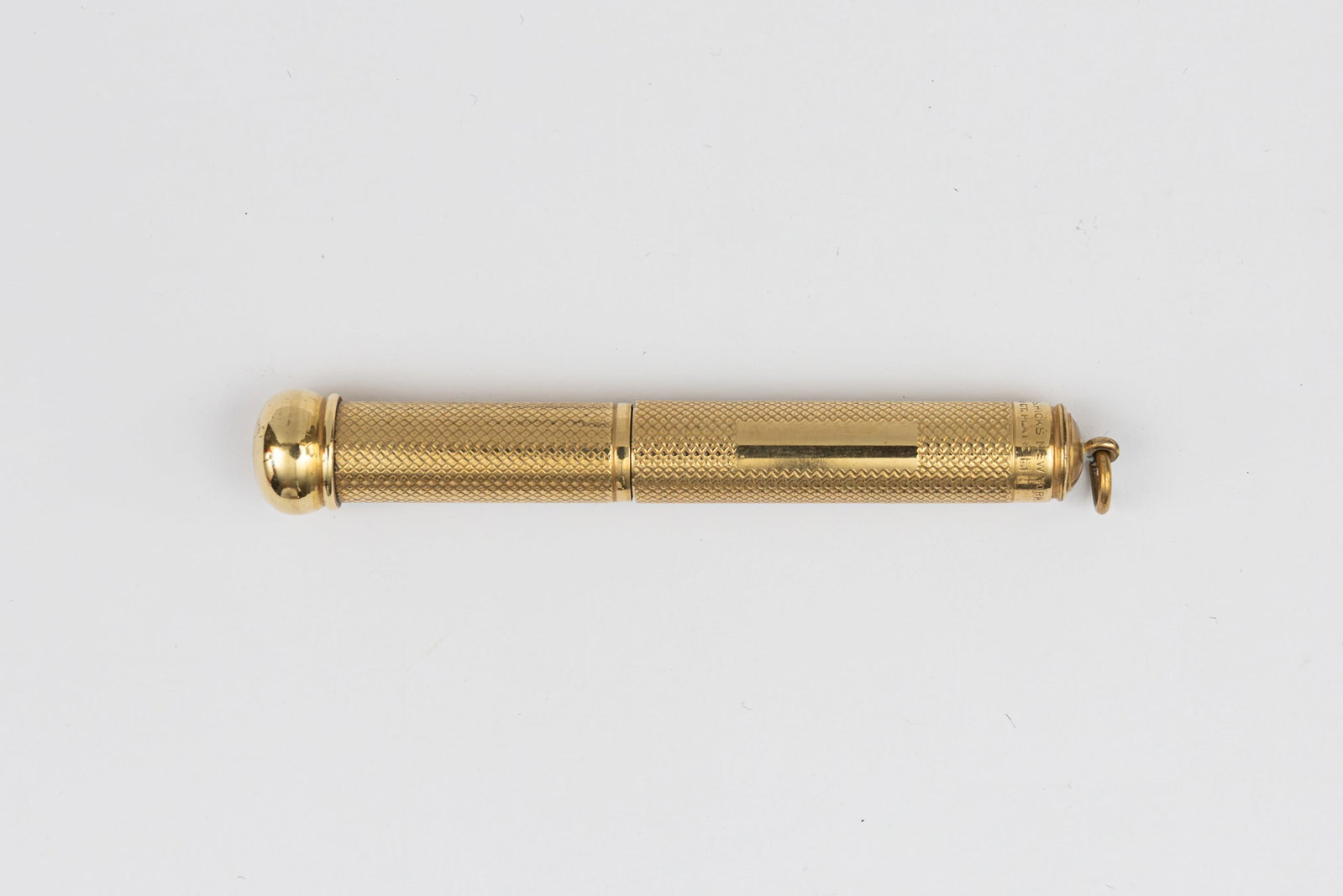 WS Hicks 18K Gold Filled Telescopic Fountain Pen (1 of 3)