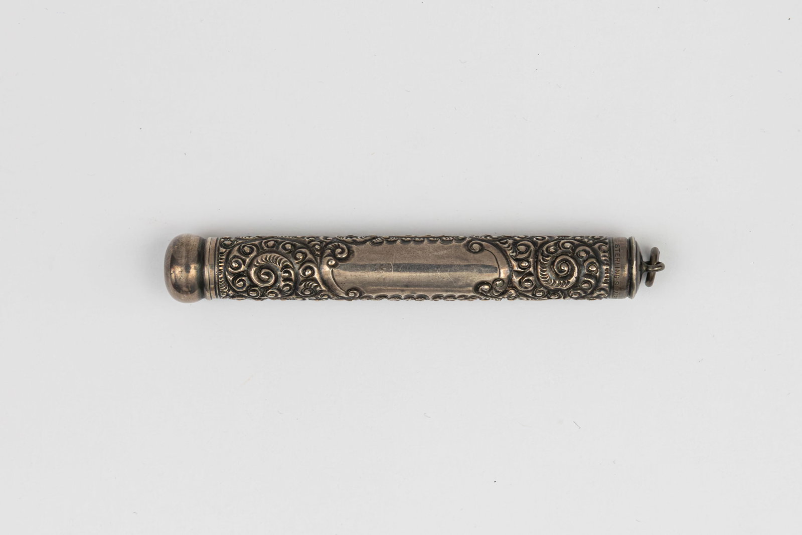 WS Hicks Sterling Silver Telescopic Fountain Pen (1 of 3)