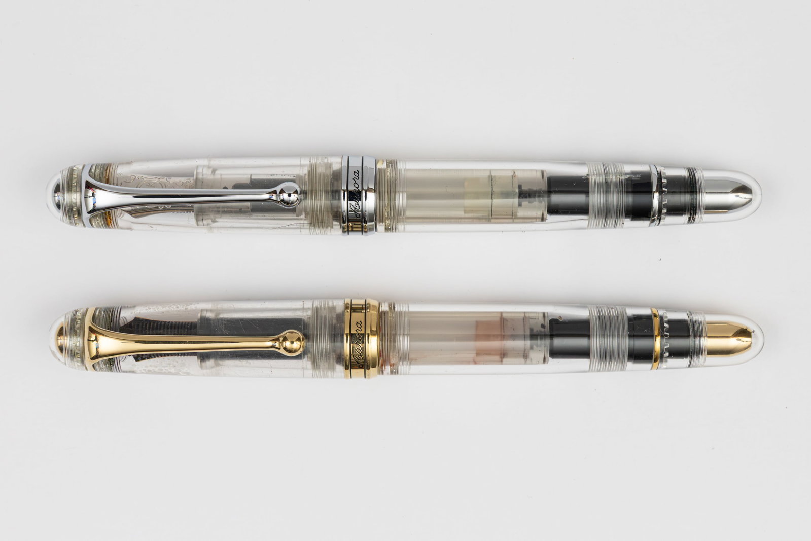 Aurora 88 Demonstrator LE Fountain Pens, Flawed (1 of 3)
