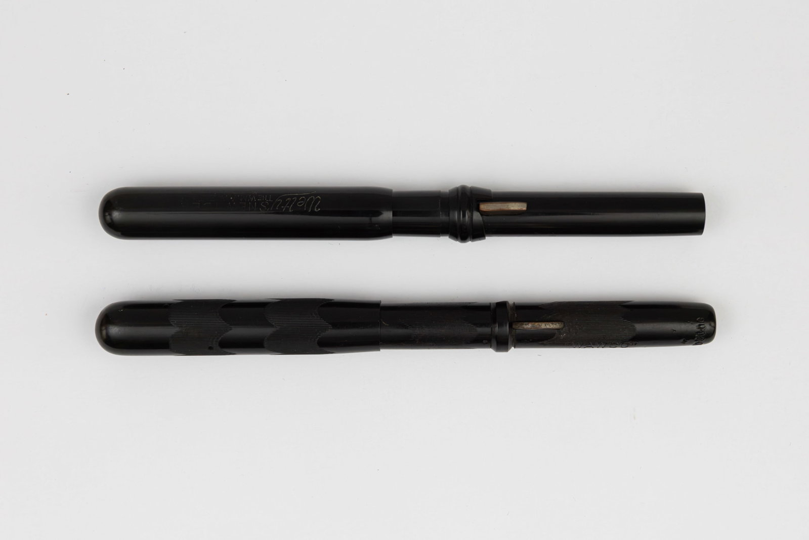 Evans WAWCO, Welty Hump Filler Hard Rubber Fountain Pens (2) (1 of 3)