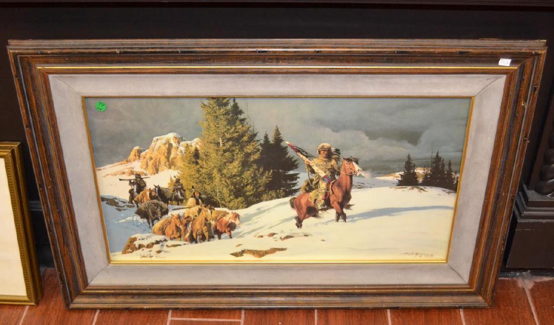 Framed Frank C. McCarthy "Before the Northern" (1 of 5)