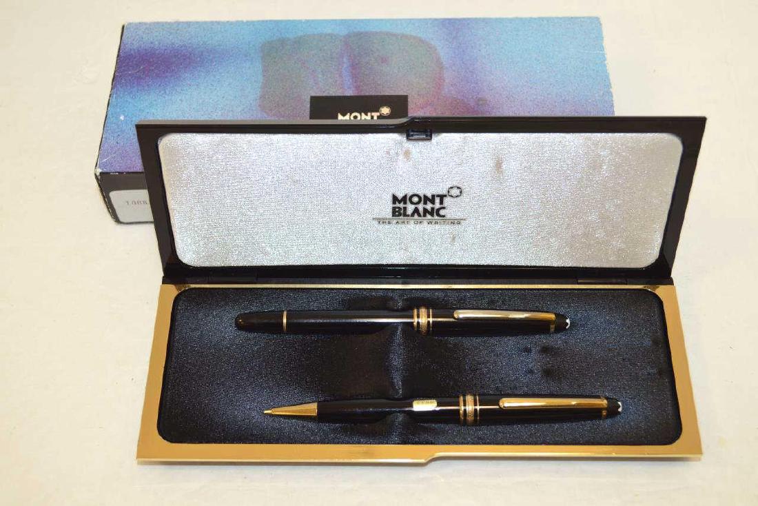 Mont Blanc roller ball pen and pencil set (1 of 2)