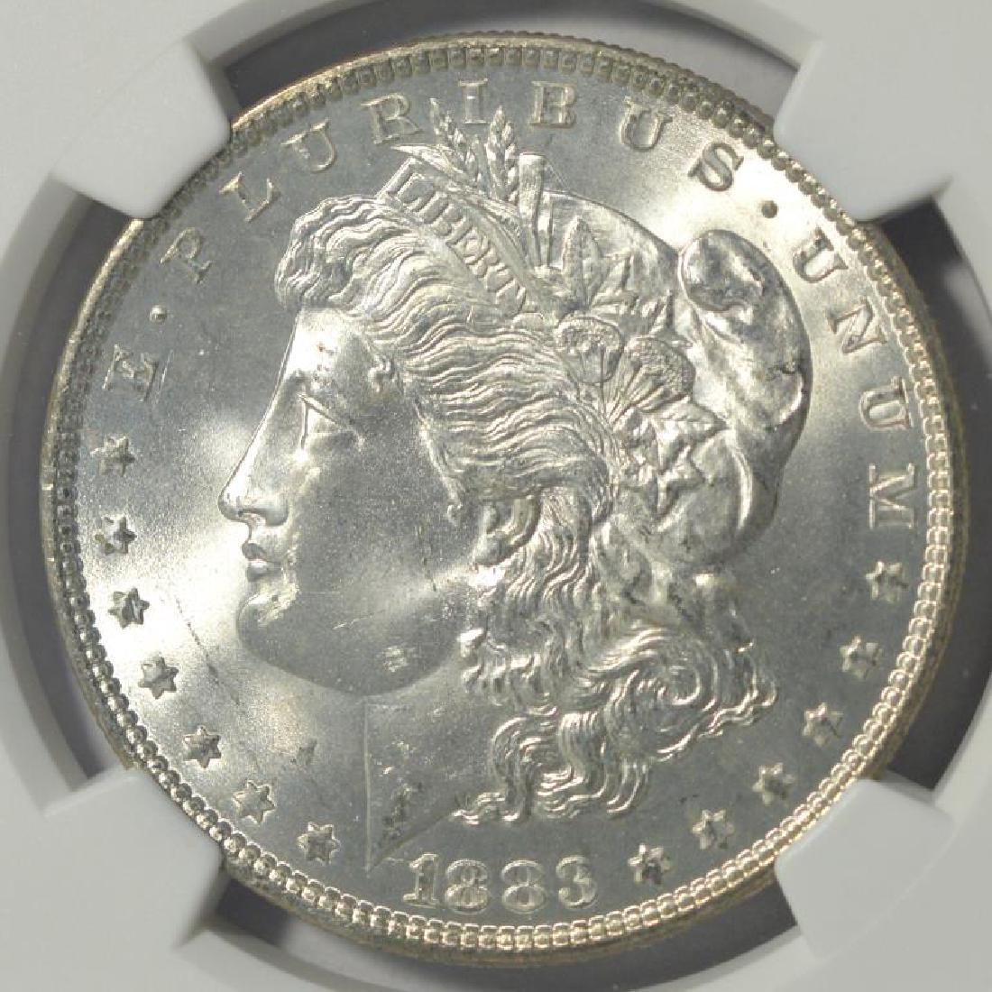 1883 Morgan Silver Dollar NGC MS 65 (1 of 3)