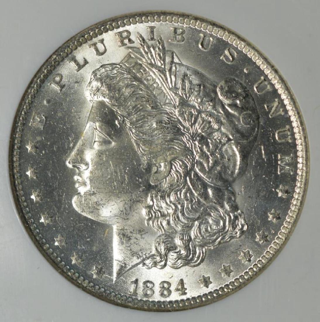 1884-O Morgan Silver Dollar NGC MS 63 (1 of 3)