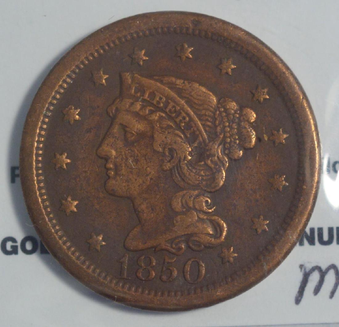1850 Large Cent Fine Cleaned (1 of 3)