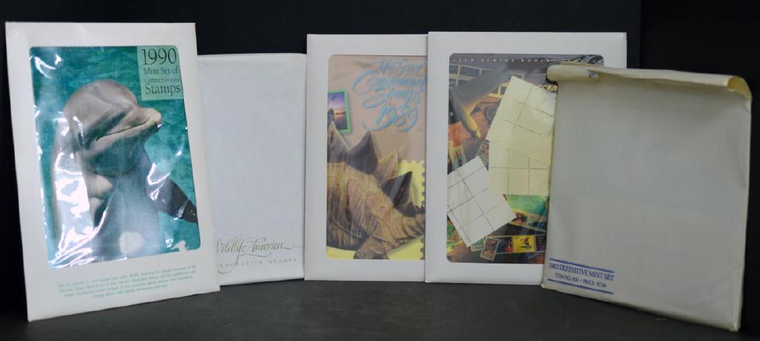 US Mint Year Stamp Sets & Postal Stationary Items (1 of 4)