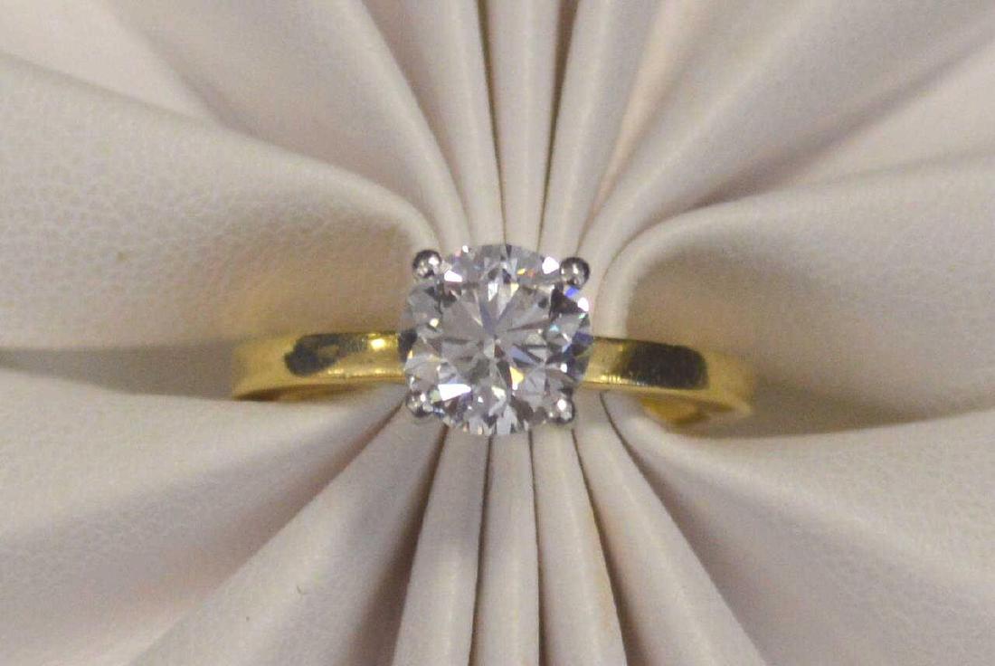 1.50ct diamond engagement ring, F/VS1 GIA (1 of 7)