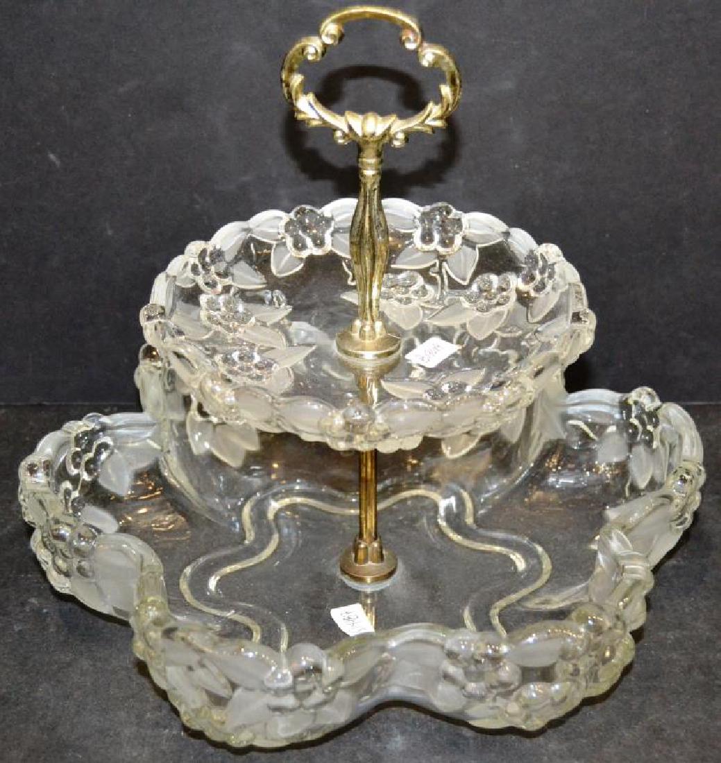 Vintage Mikasa "Carmen" Two-Tier Large Candy Dish (1 of 3)